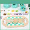 Kids Kitchen Tea Set With Cakes Teapots For Family Interaction Creativity And