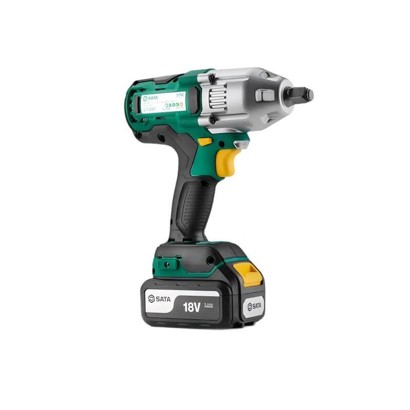 SATA J-Series 18V Brushless Cordless Impact Wrench, 580Nm CN Plug (adapter Included)
