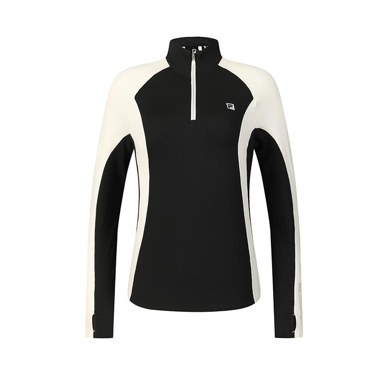 

New FILA Fitness T Shirt Women s Pitch Black A11W441207FBK S(160/80A)