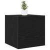 Wall Mounted TV Shelf 2 pcs Black Oak 30.5 x 30 x 30 cm