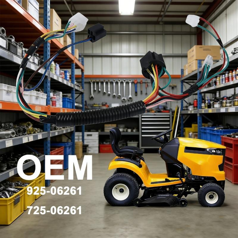 Universal 9 Pin Wiring Harness For Grass Cutters Easy Assembly And Better Electrical Operation