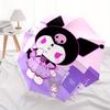 Kuromi,Gothic Lolita Automatic Umbrella-Foldable, Durable 8-Bone Design, Compact and Stylish, Great for Camping, Halloween, Christmas, Mothe