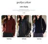 Women's Pure Wool Seven-Stitch Knit Stand Collar Coat Cardigan