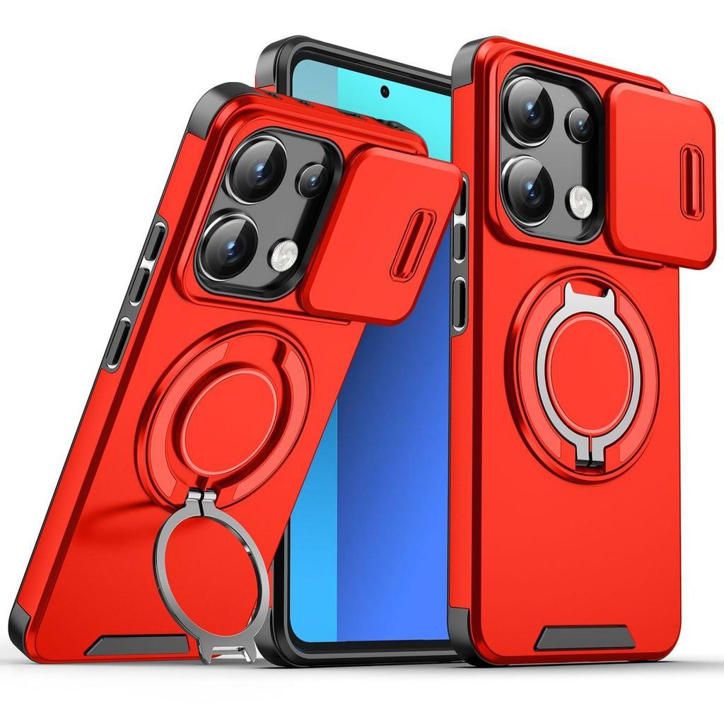 For Vivo Y11d Case Vivo Y05 Phone Case Vivo Y05 Y11d Cover Magnetic Ring Armor Camera Lens Case Magsafe Wireless Charge Cover