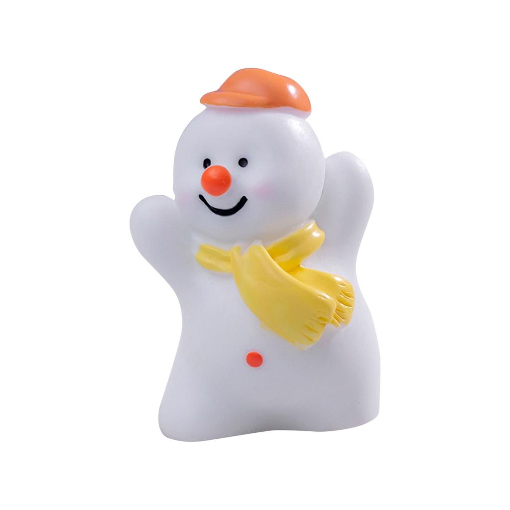 Figurine în miniatură drăguț cu om de zăpadă Decor de Crăciun Accesorii pentru sticle de cristal DIY Set de om de zăpadă de vacanță pentru decor festiv