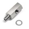 Fori laterali in acciaio inossidabile 1/8"NPT femmina a M12 M10 M14 1/8NPT 1/4NPT connettore sensore pressione olio linea di alimentazione adattatore a T