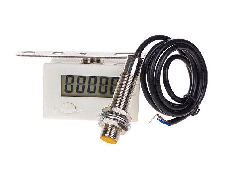 5-Digit Digital Display Magnetic Induction Punch Counter