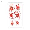 5Pcs Halloween Waterproof Tattoo Stickers Scar Pattern One Time Design Tattoo Stickers for Parties Events