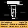 Für CHERY OMODA 05 GT 2024 Panel Navigationsbildschirm Automobil Innenraum TPU Schutzfolie Kratzfest Zubehör
