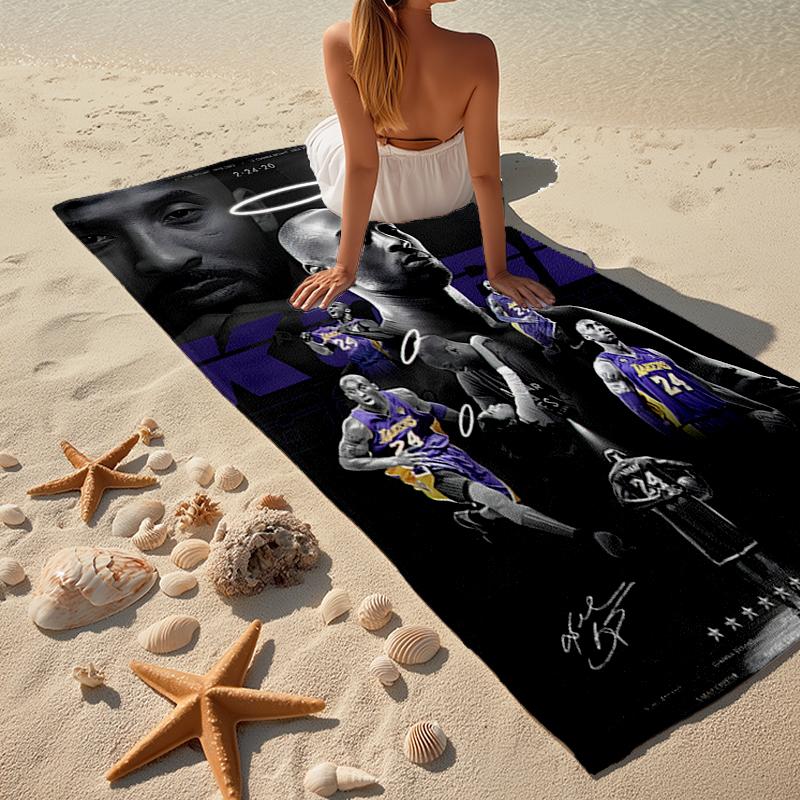 Great Basketball Player Fashion Beach Towel: Ideal for Summer Adventures Soft, Absorbent and Quick Drying Suitable for Swimming and Bathing