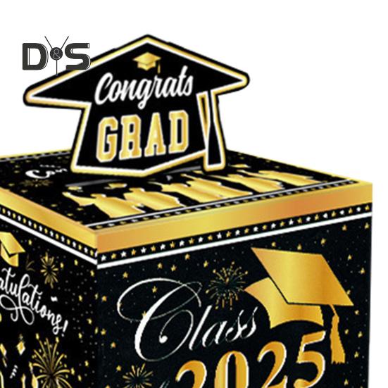 Pokladnička na promoce na peníze v hotovosti Dárkové překvapení Držák na dárky pro absolventy DIY Pokladnička na promoci s vytahovací kartou na párty potřeby