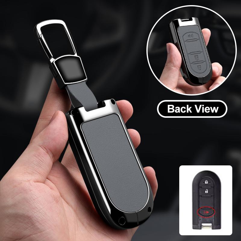 Metal Car Key Case Cover Shell Fob For Toyota Roomy Tank Passo Roomie For Daihatsu La600S La610S La150S Canvas Tanto Move