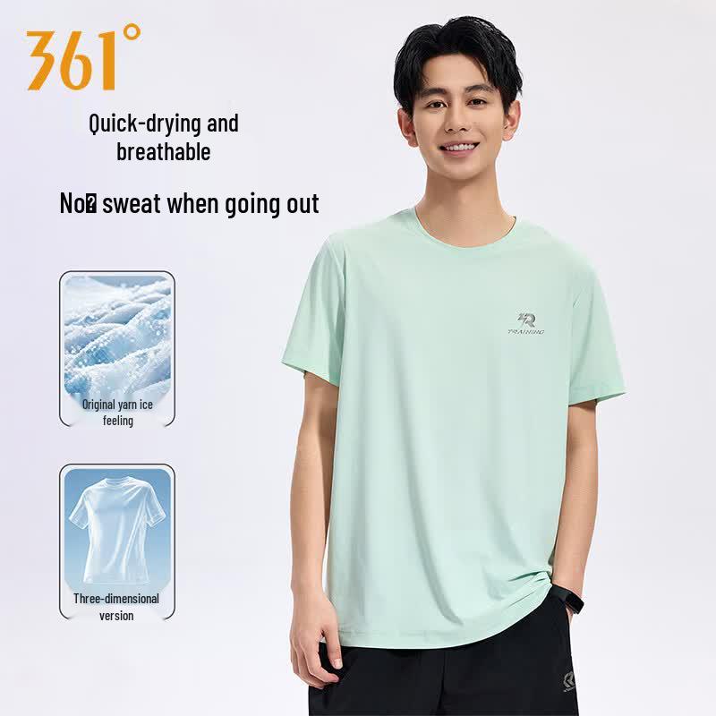 361° Men s Cool-Dry Anti-UV Short Sleeve Sports T-Shirt 3XL