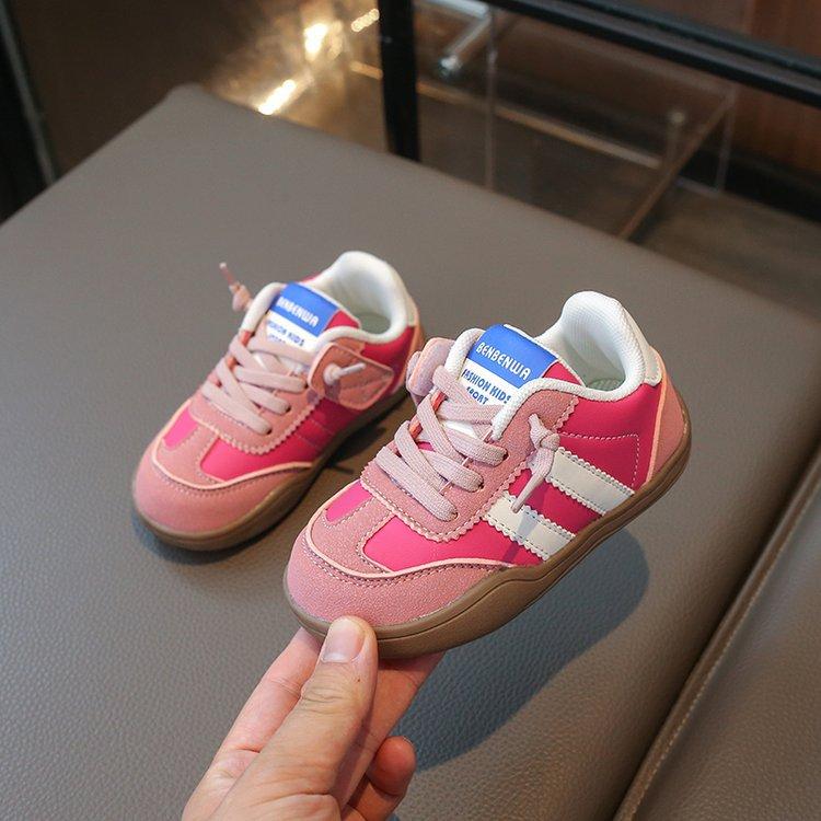 Children's shoes 2025 spring and autumn new boys' casual Forrest Gump shoes girls' soft-soled non-slip German training shoes baby board shoes
