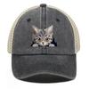Lovely Cat Snapback Baseball Hat Cute Animals Hats For Woman Breathable Unisex Adjustable Baseball Cap Perfect For Street Style