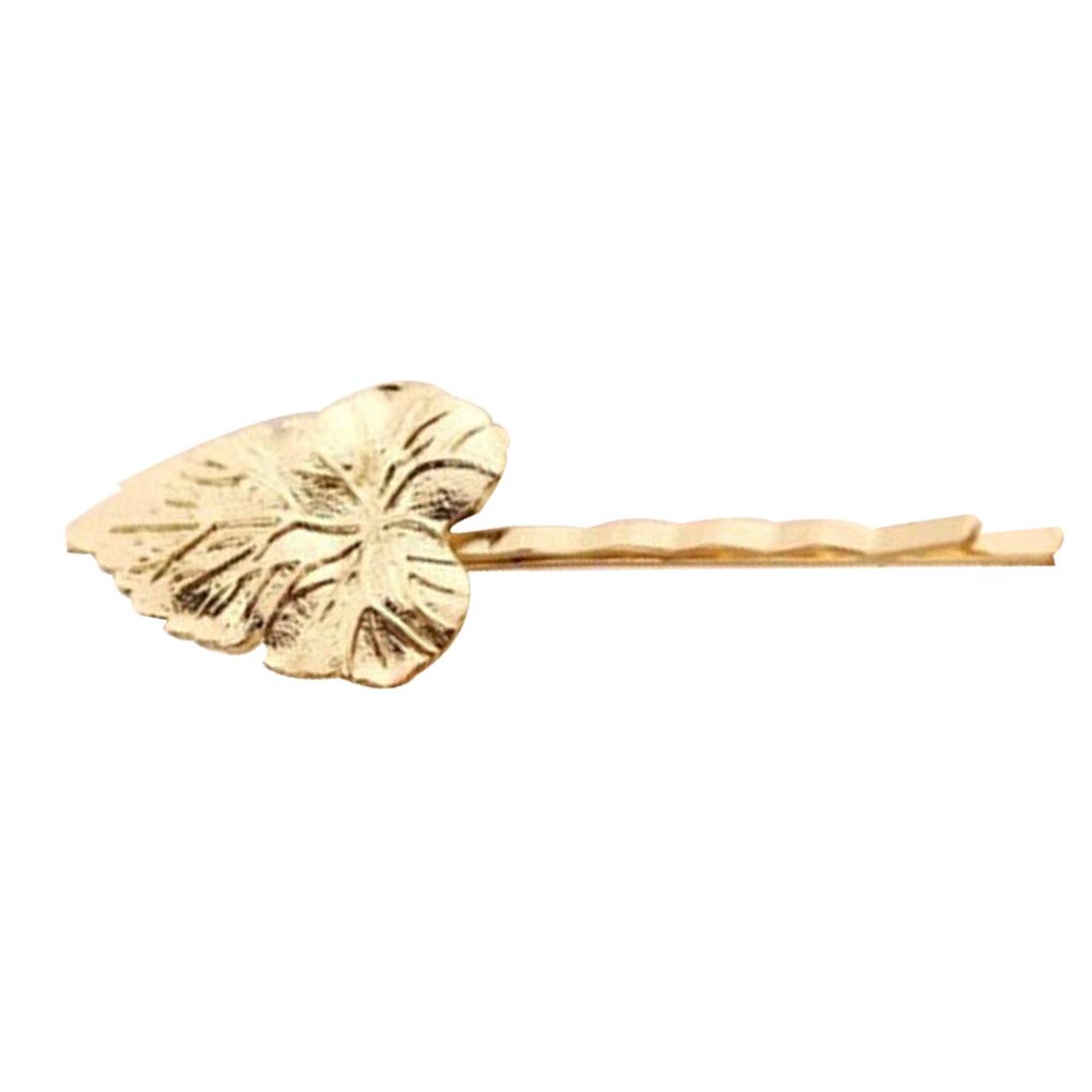 Hair Clip Retro Olive Branch Hairpin Bride Headdress Bangs Pin Non-slip Barrette for Girls Women Type 1
