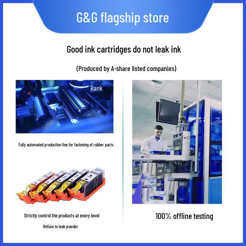 Gezhige for Canon PGI850 CL851 IP7280 MG7580 MG6380 Ix688 Ink Cartridges