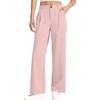 Girls High Waisted Versatile Color Casual Pants