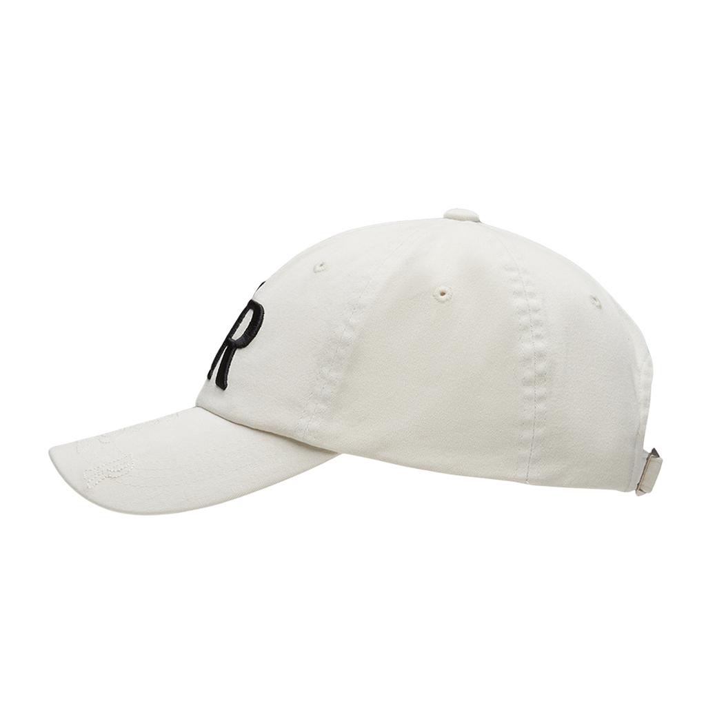 EEERRR Visor Stitch Point Ball Cap Ivory