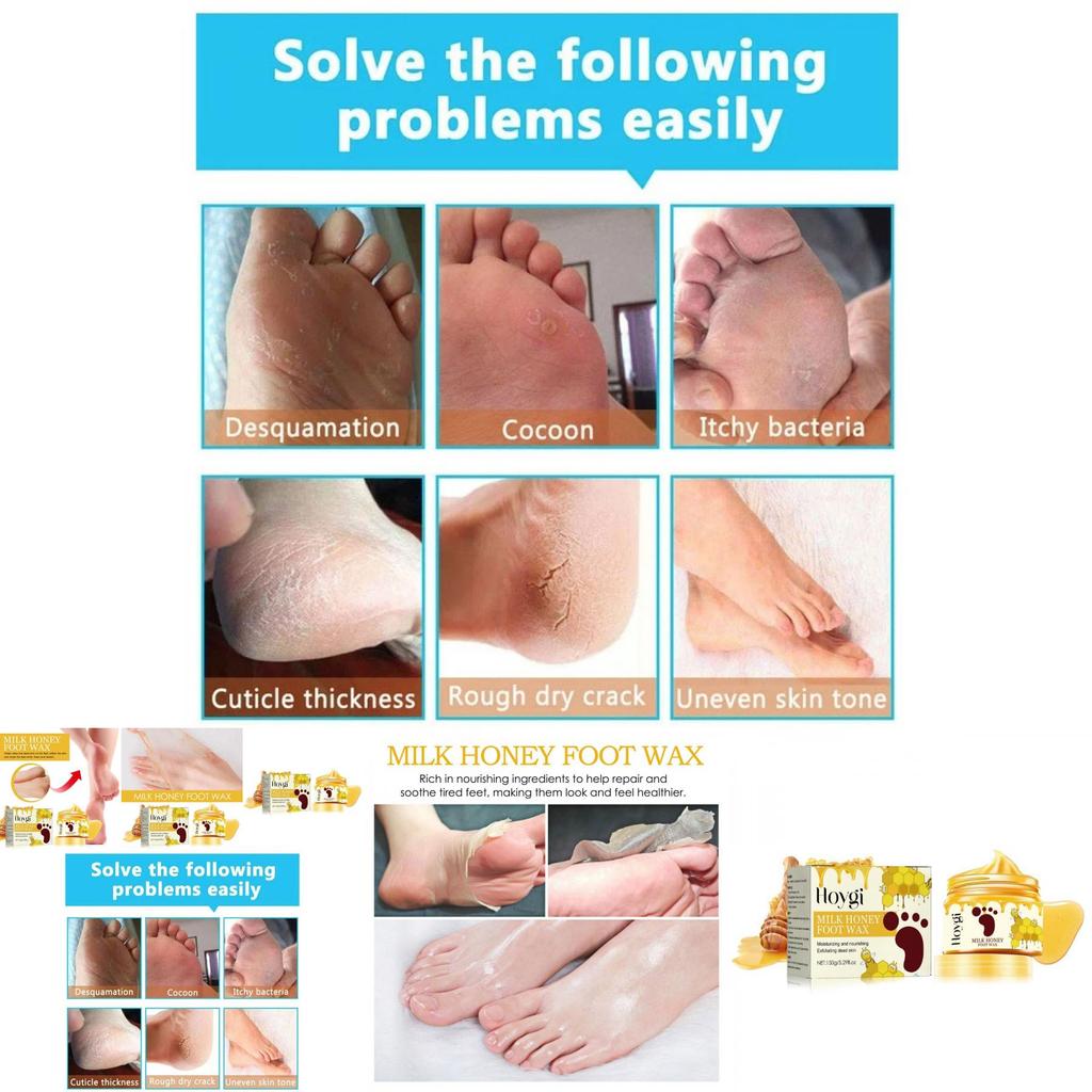 Nourishing Honey Milk Peel-off Hand And Foot Mask For Deep Hydration And Silky Smooth Skin