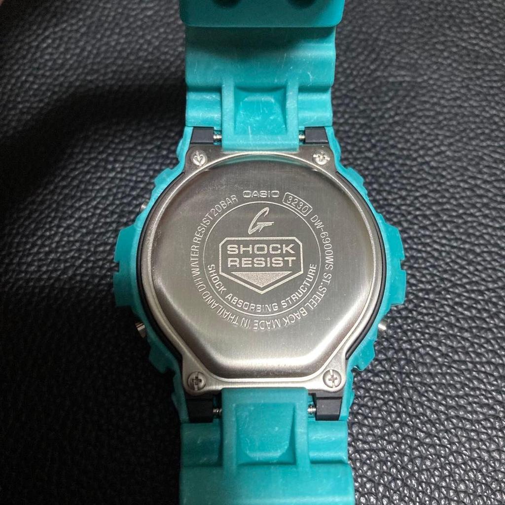 Used Very good condition DW-6900WS-2JF CASIO G-SHOCK Third Casio G-Shock dw-6900 Crazy Colors