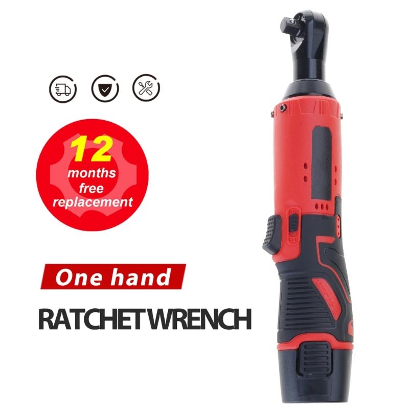 Cordless Ratchet Wrench Set Functional Electric Ratchet Wrench 18V Power Ratchet Tool For Various Application