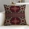 Floral pattern Cushion Cover Soft  EasyWash Pillow Case  Versatile for Couch Bed Travel and Office