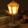 Touch Control LED Night Light - Mini Street Lamp Style,Battery Powered Table Lamp,Bedroom Desk,Cute Decorative Nightlight,Modern