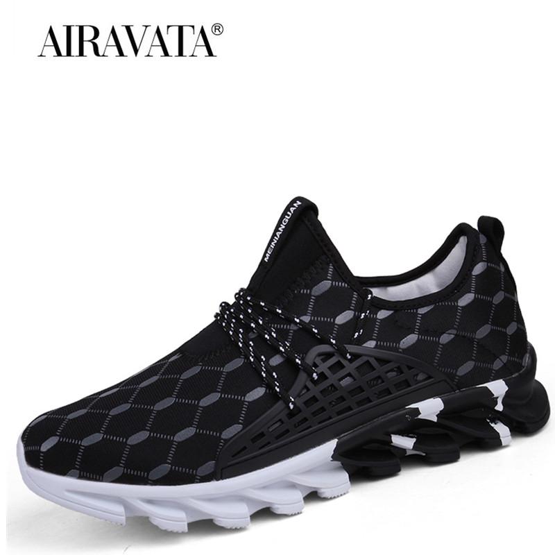 Men Running Sneaker Trainers Lace Up Casual Shoes Light Breathable Flats Male