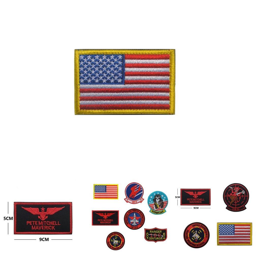 Superb Top Gun Squadron Badge Patches For Unisex Men And Women