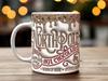 3D North Pole Christmas Hot Chocolate Christmas Tree Ceramic Coffee Mark Mug Cocoa