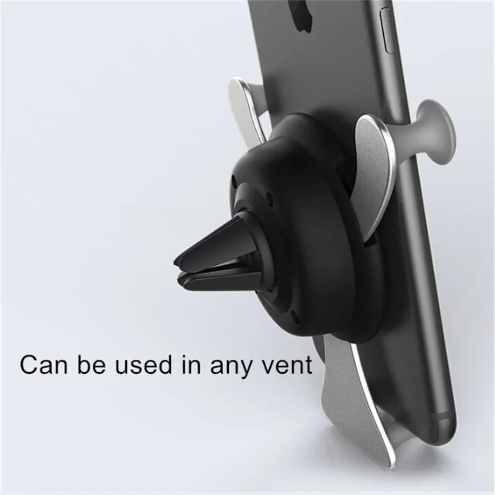 Gravity Car Phone Holder Air Vent Clip Smile Face Mount Mobile Cell Stand GPS Support For IPhone Xiaomi Samsung Universal GPS