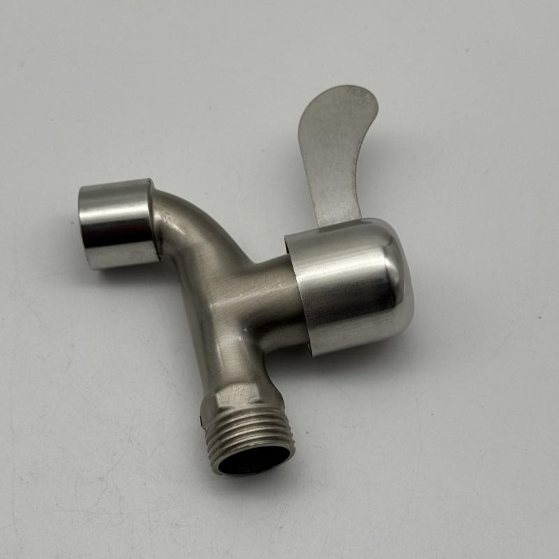 1PCS 304 Stainless Steel Garden Lengthen Fast Open Faucet, Washing Machine, Cold Water Faucet, Mop Pool Taps