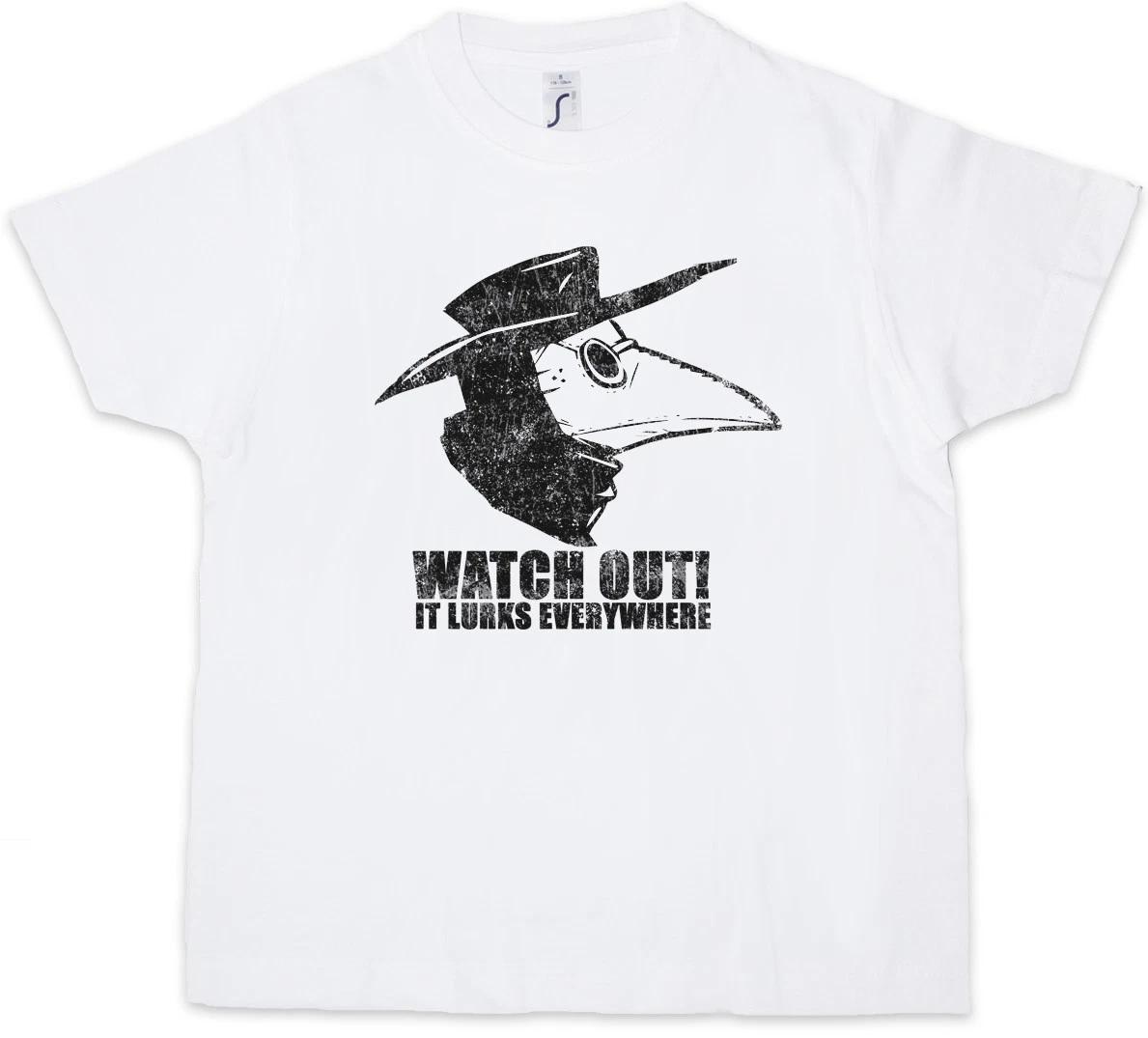 PLAGUE DOCTOR II Kids Boys T-Shirt The Black Death Medicine Cure Mask 100