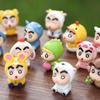 Creative Shin-chan Zodiac Dolls: Rat, Rooster, Monkey, Tiger - Trendy Anime Gift Blind Box Ornament