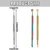 Cuticle Pusher Cuticle Remover Double-Headed Nails Cleaner Manicures Supplies