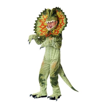Costumes de Cosplay d'halloween pour enfants garçons, tenue de déguisement de dinosaure Triceratops vert, jeu de rôle de fête
