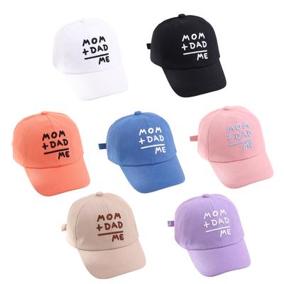 Infant and Toddler Letter Embroidery Baby Baseball Cap Outdoor Travel Sun Hat