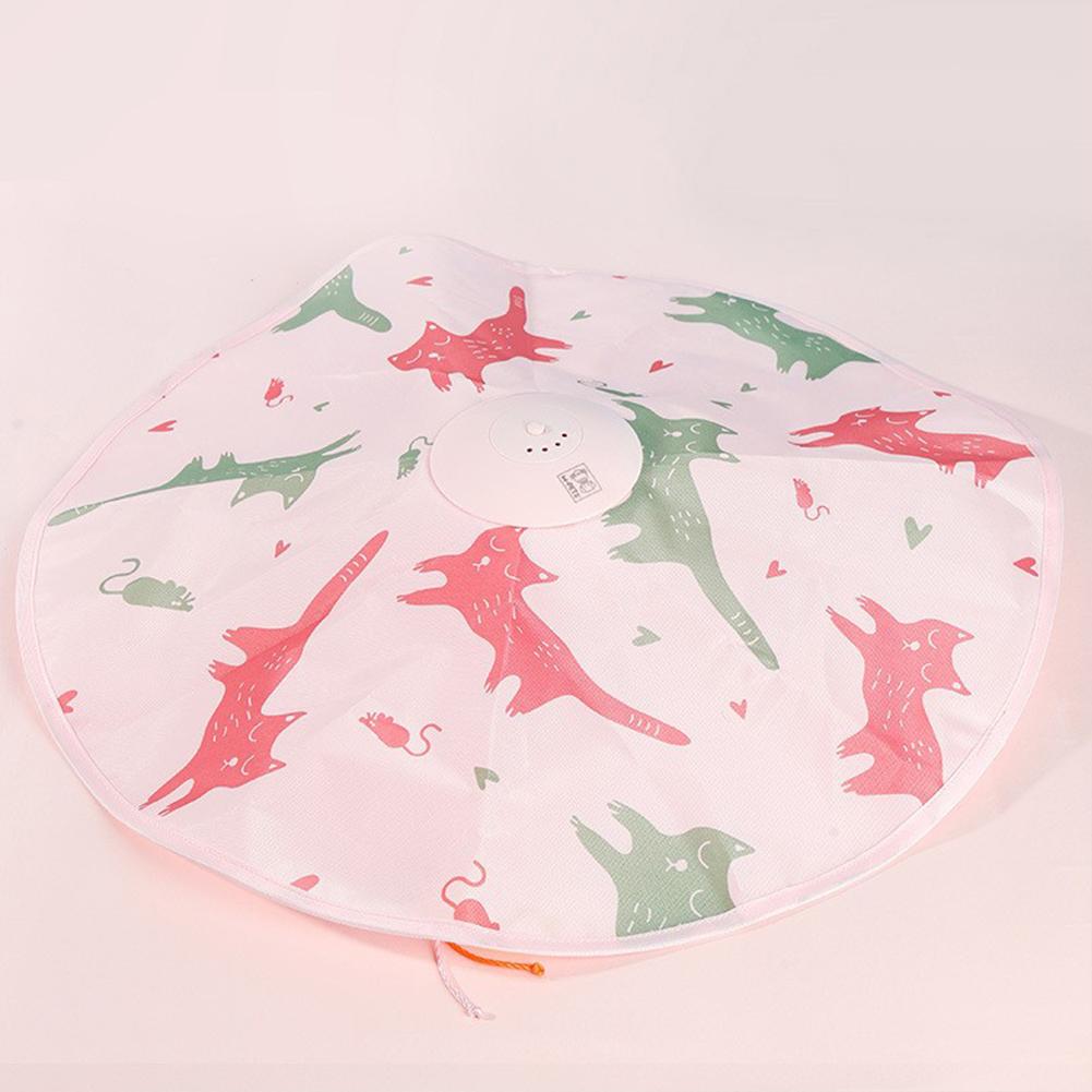 

Peekaboo Funny Electric Cats Toys Bite-resistant Rechargeable Automatic Turntable 4 Modes Indoor Interactive Games Props Pet Supplies Pink #1