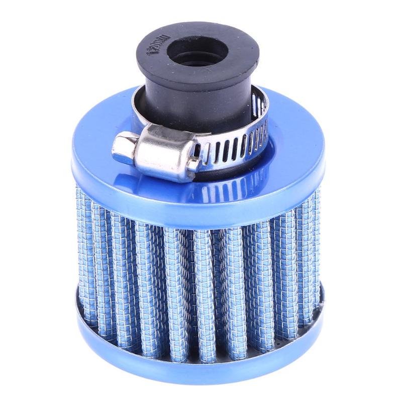 Nuevo Filtro de entrada de aire frío coche 25mm Turbo Ventilación Cárter Respiradero Mini Limpiador