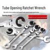 Universal Rotatable Open-End Ratchet Combination Wrench