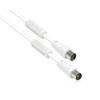 Alcasa S-PAK03, F, F, 3 M, Mâle-Mâle, Blanc, Cuivre