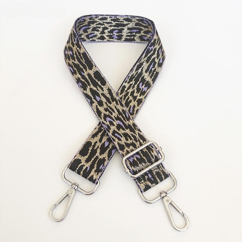 New Color Leopard Print Luggage Accessories Strap Adjustable Shoulder Crossbody Women's Bag Versatile Long Strap Broadband