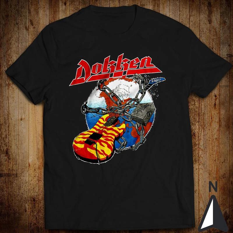 Rare Merry Christmas DOKKEN Band Black Shirt Gift For Fan NI543 XXXXL