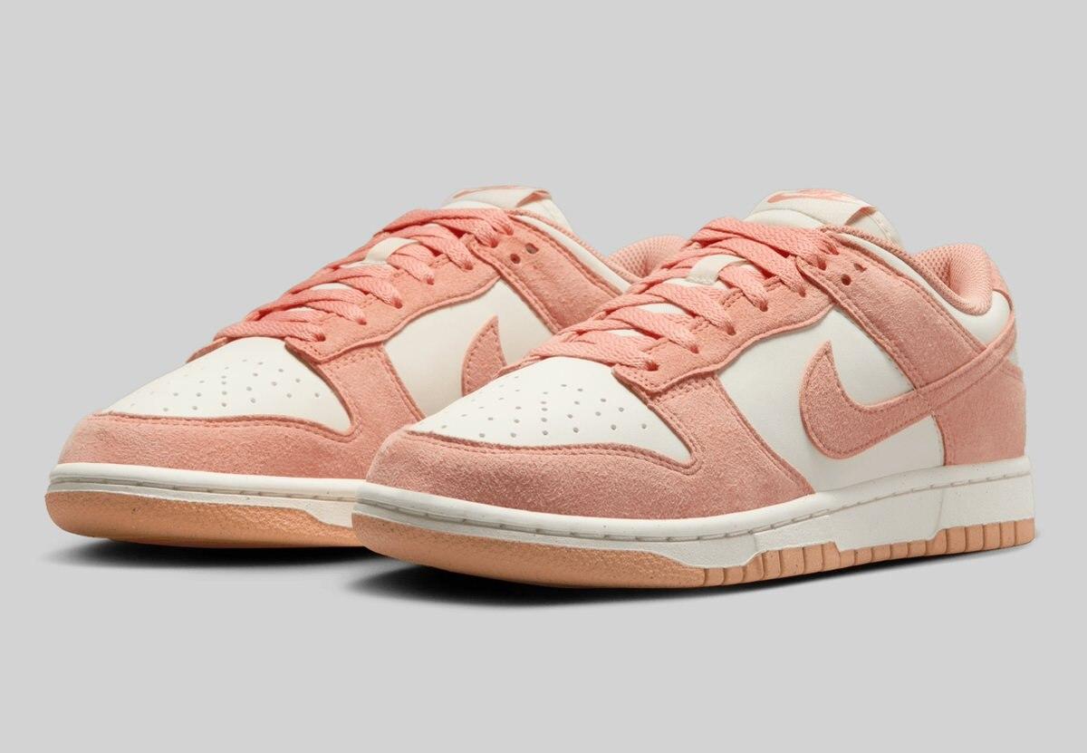 HJ7673-003 Nike Dunk Low Next Nature Мягкий Жемчуг Абрикосовый Агат Белый (Женский) 5W