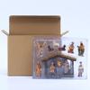 Nativity Set Realistic Hand Painted Nativity Scene Resin Figurine Set for Xmas Tabletop Decor