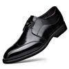 Black Brown Patent Patent Leather Men Business Dress Shoes Suture Design Formal Office Work Shoes for Male Party Wedding Oxfords