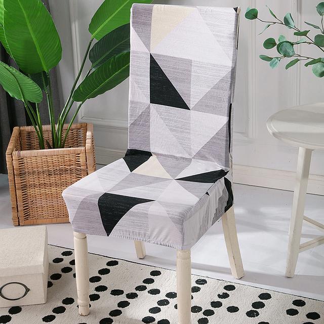 Elastic Chair Covers Spandex Dining Space Stretch Chair Seat Cover Chair Guard Case For Restaurant Universal Durable Material