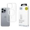 Hülle für iPhone 16 Pro Max 3MK MagCase clear kompatibel mit MagSafe