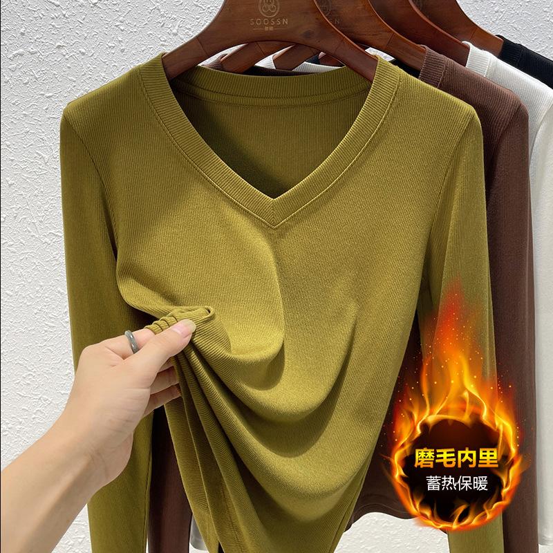 Black Women's Long-sleeved Summer New Half-sleeved Slim-fit T-shirt Simple Versatile Top Women